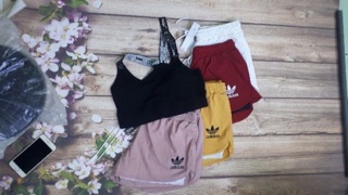 Quần Đùi Thể Thao Nữ 2 Lớp