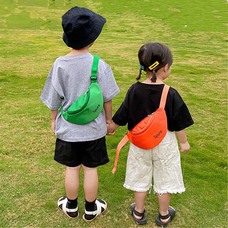 Túi Đeo Chéo Trước Ngực In Chữ Thời Trang Cho Bé
