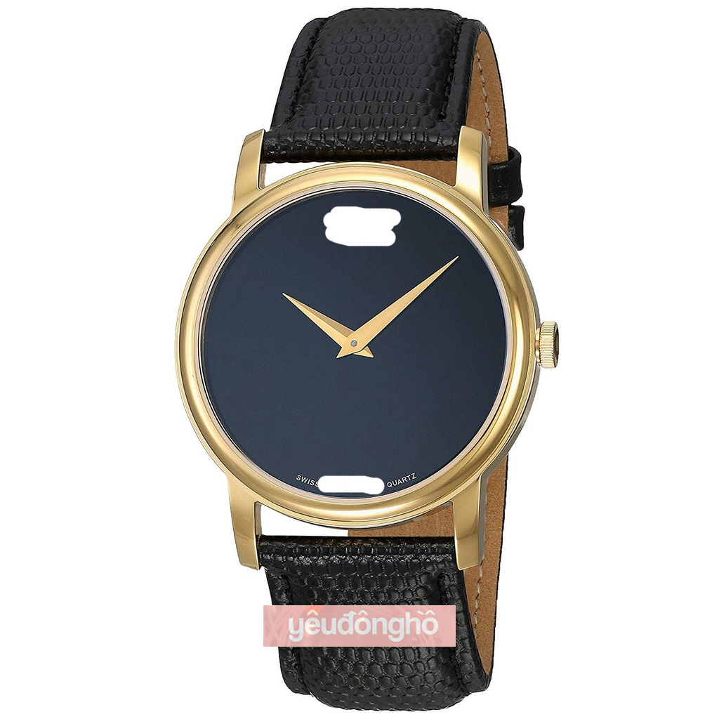 Dây Đồng Hồ Da Bò Dập Vân Kiểu Movado Kèm Khóa [Tặng kèm dụng cụ thay dây]