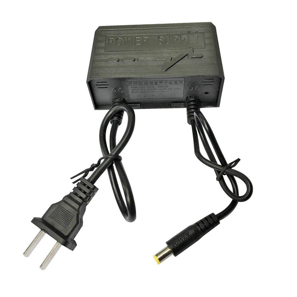 Adapter 12V 2A Chống Nước Cấp Nguồn Cho Camera Trong Nhà, Ngoài Trời