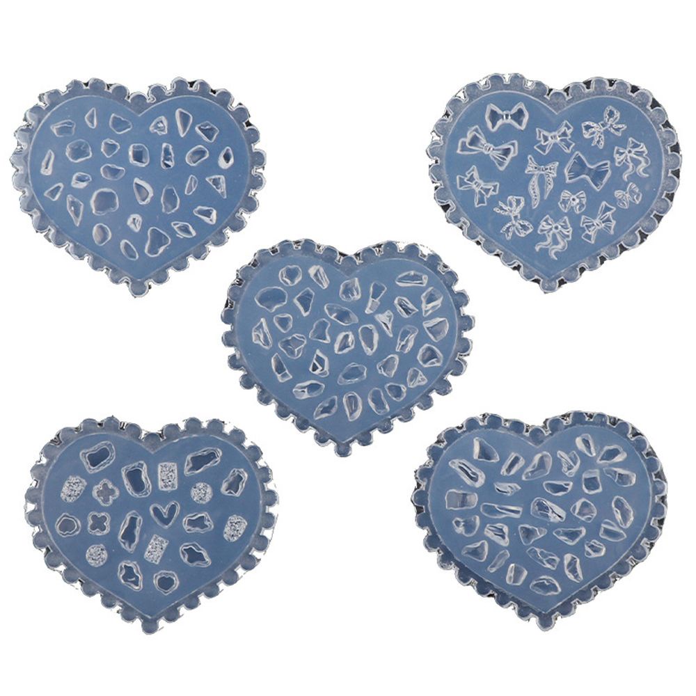 [Hàng mới về] Khuôn silicon dùng làm đá/hoa trang trí móng tay 3D DIY phong cách Nhật Bản dành cho nữ