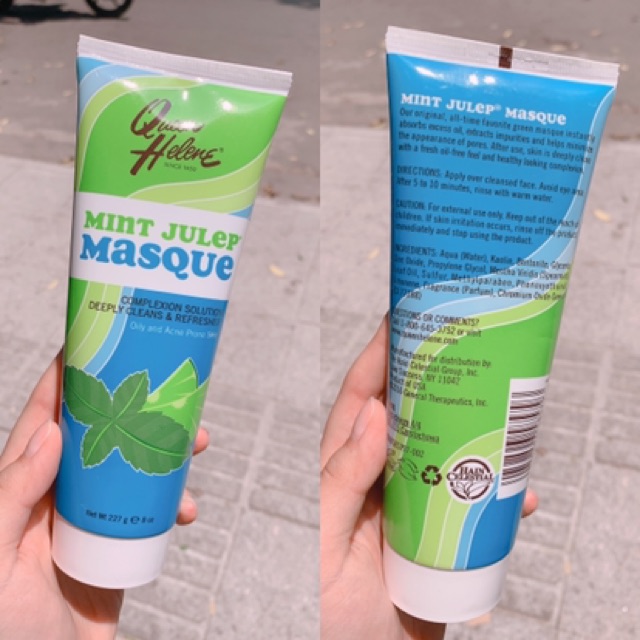 MẶT NẠ ĐẤT SÉT BẠC HÀ QUEEN HELENE MINT JULEP MASK