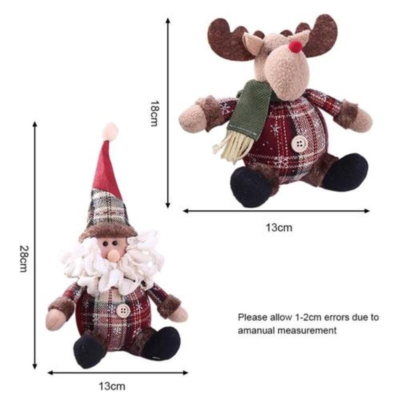Christmas Gift Xmas Tree Hanging Pendant Snowman Doll Ornament Home Table Decor