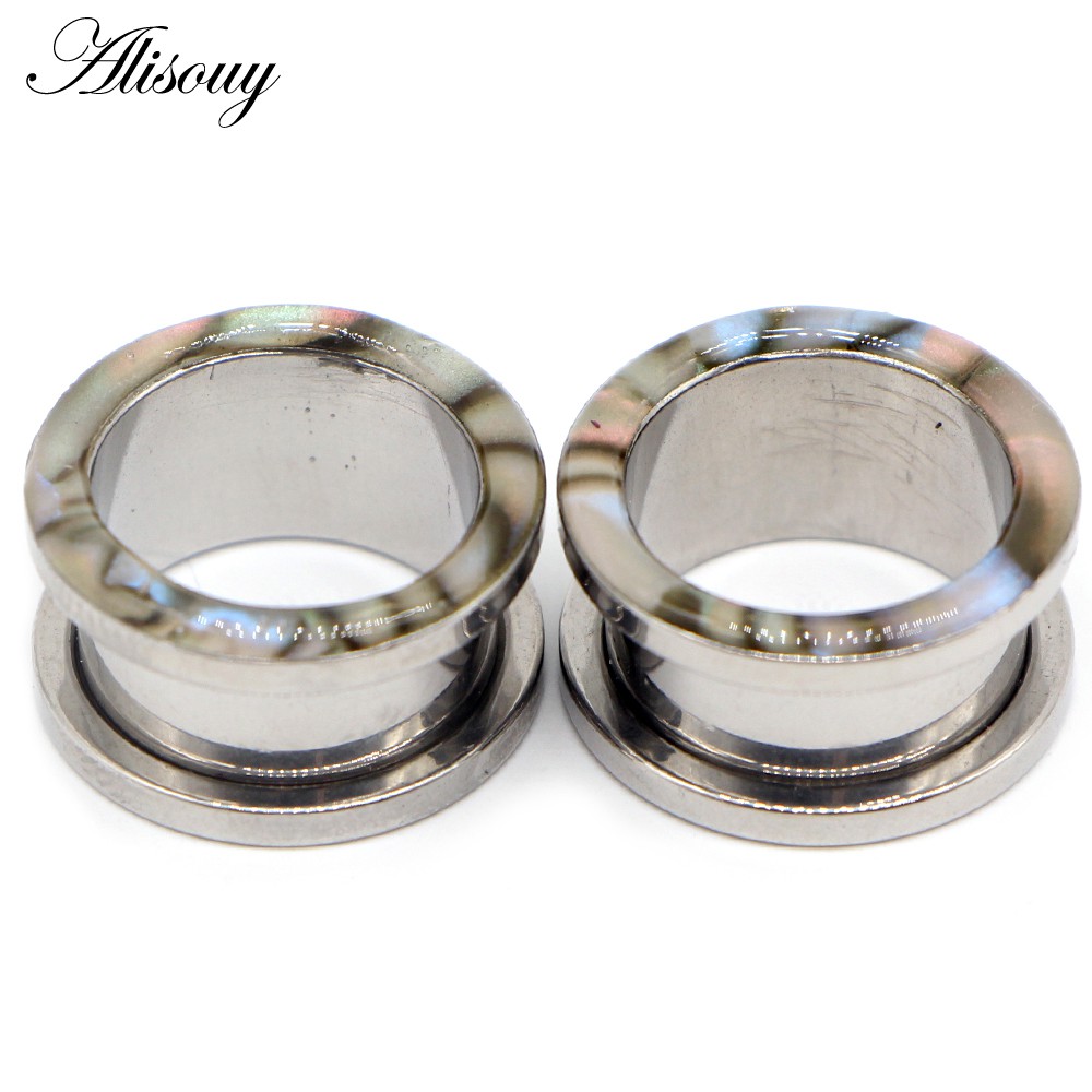 Bộ 2 Khuyên Nong Tai Bằng Thép Không Gỉ Thời Trang