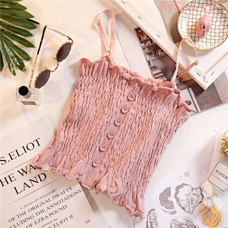 Áo Hai Dây Kiểu Hàn Quốc Cho Nữ