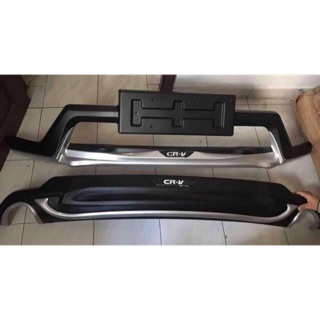 Ốp cản trước sau crv 2017+