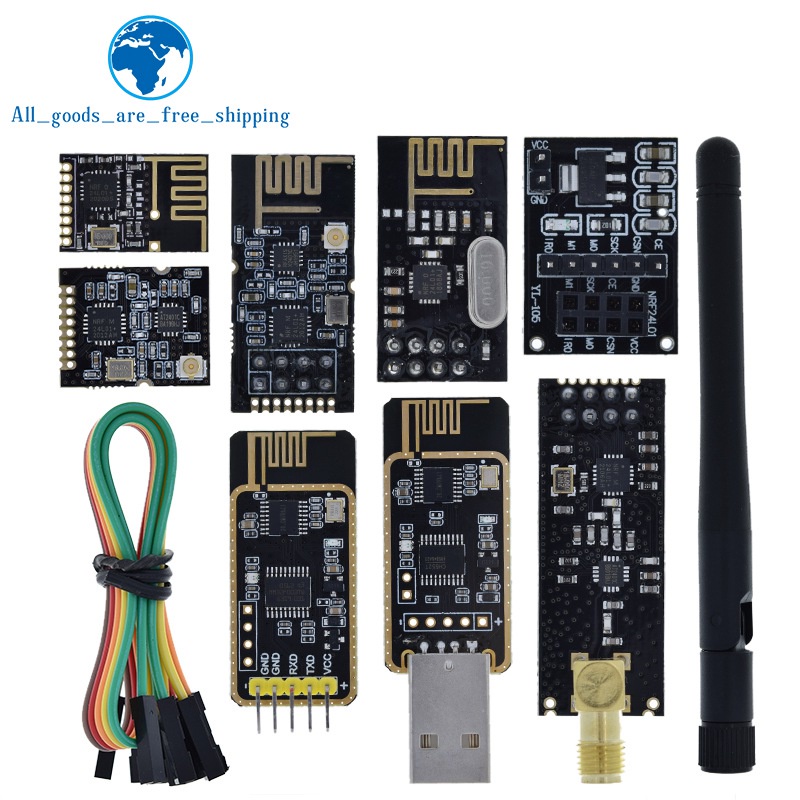 Mô Đun Truyền Dữ Liệu Không Dây NRF24L01 + 2.4G 2.4GHz NRF24L01 Phiên Bản Nâng Cấp NRF24L01 + PA + LNA 1000 Mét Cho Arduino