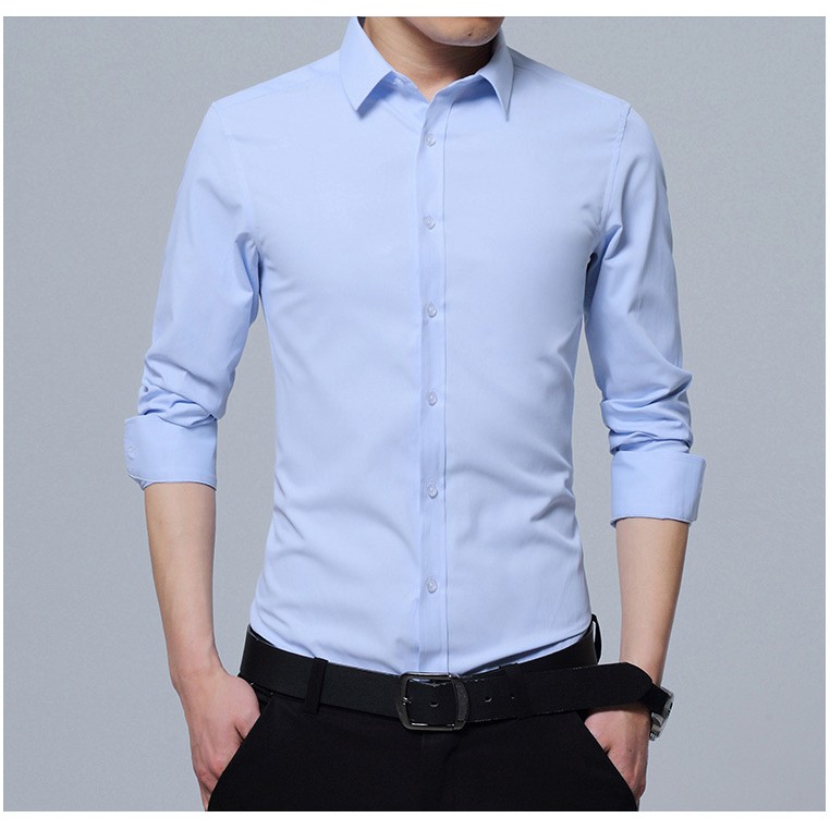 (SANG TRỌNG)Áo Sơ Mi Nam Dài Tay Thời Trang - Phong Cách Nam Tính Lịch Lãm SM0005 | BigBuy360 - bigbuy360.vn
