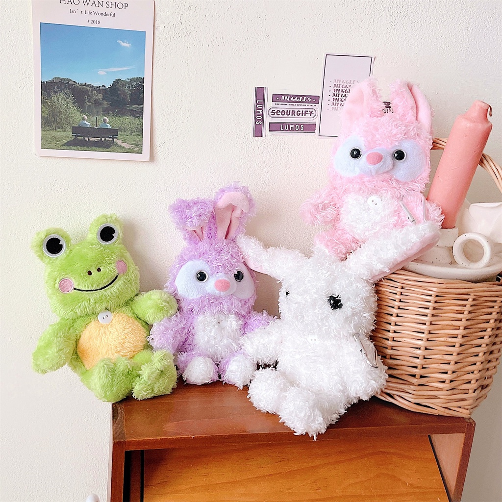 Vỏ Bảo Vệ Hộp Sạc Tai Nghe Bluetooth Không Dây airpods 3 pro / airpods1 / 2 Hình Ếch Nhồi Bông Dễ Thương Chống Sốc