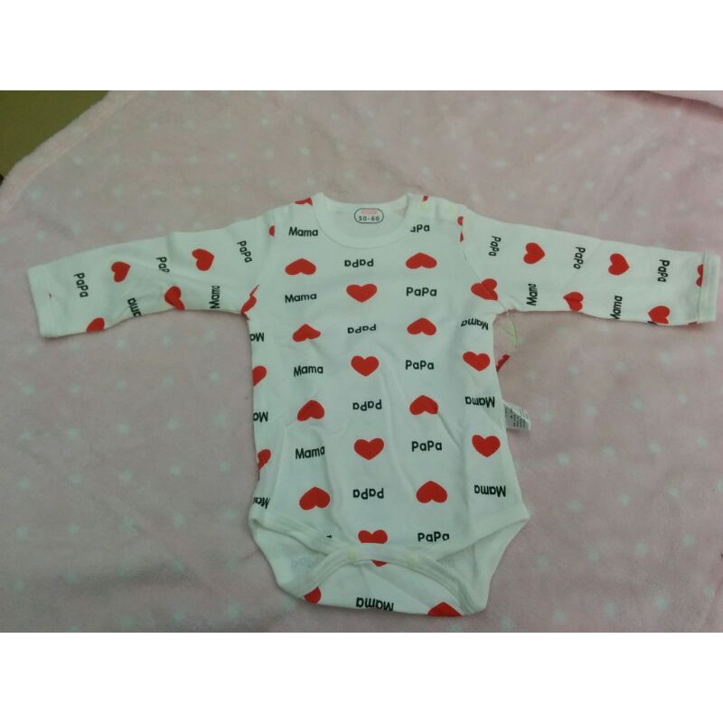 Bộ 2 bodysuit I love mama papa