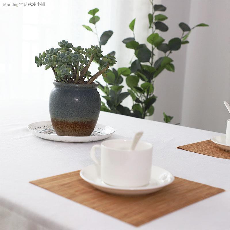 Tấm lót bàn trà giả tre cách nhiệt tiện lợi