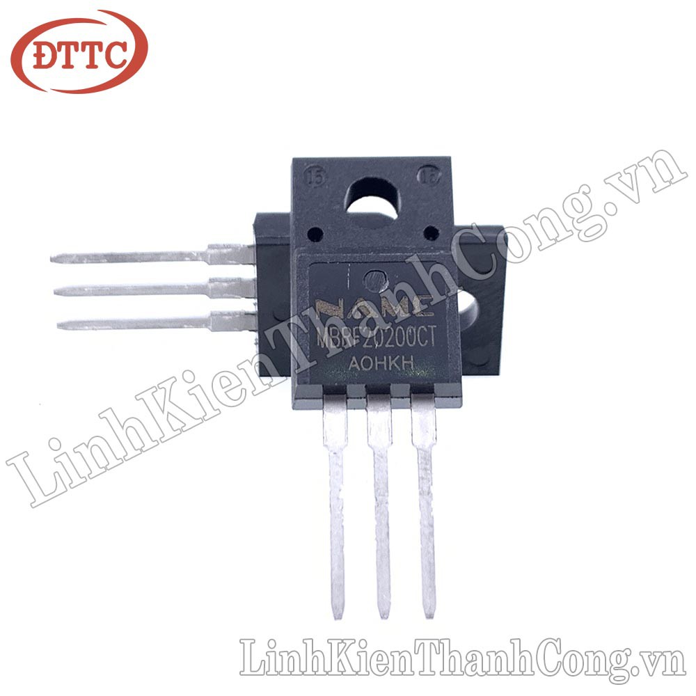 MBRF20200CT diode Schottky  20A 200V TO220F