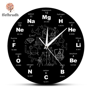 Đồng hồ treo tường hình bảng hóa học độc đáo