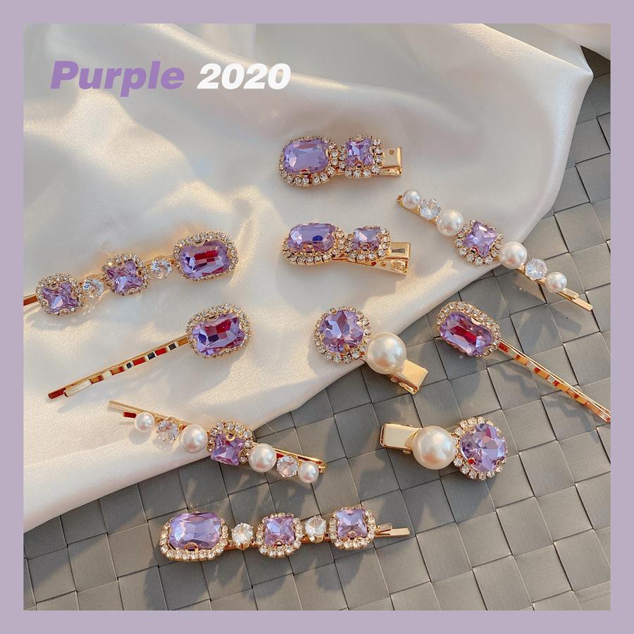 Purple hairpin Hair accessory