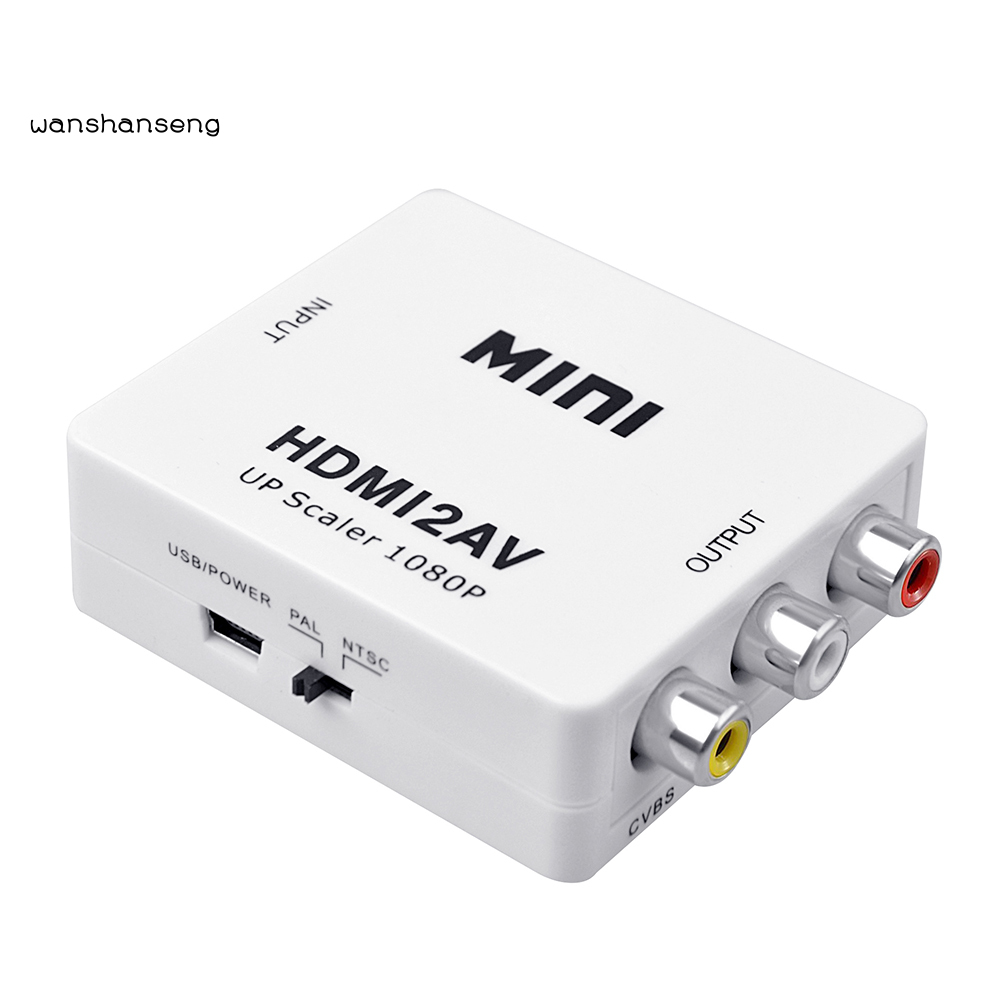 Bộ Chuyển Đổi Âm Thanh / Video Hdmi Sang Av Rca Cvbs 1080p Cho Hdtv