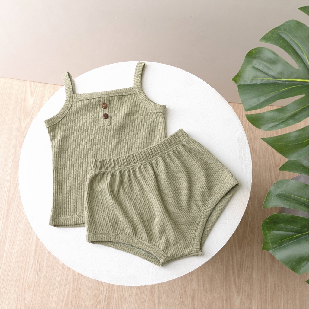 Set Cotton Mùa Hè - Bộ Đồ 2 Dây Bé Gái Chất Cotton (Hàng Cao Cấp)