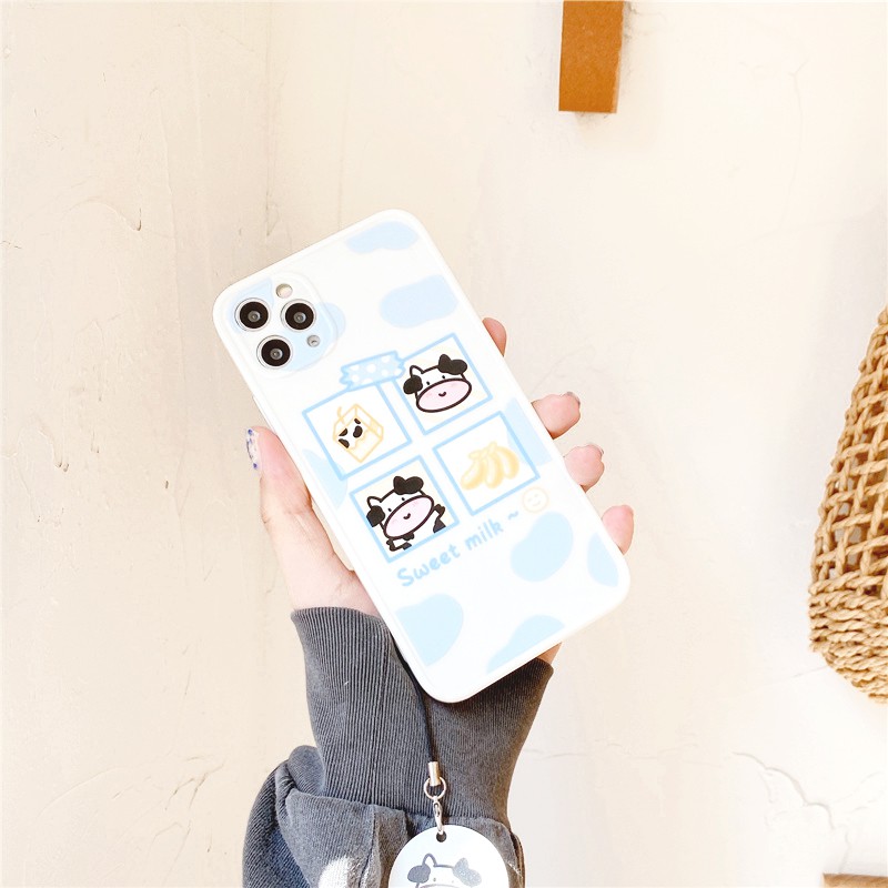 Ốp lưng iphone Sweet Cow IMD dày dặn viền nổi 5/5s/6/6plus/6s/6splus/7/7plus/8/8plus/x/xr/xs/11/12/pro/max/plus/promax | BigBuy360 - bigbuy360.vn