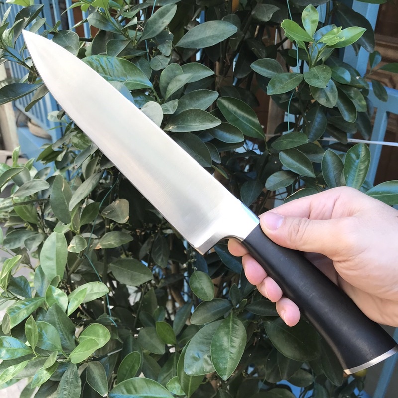 Dao làm bếp Nhật dài 35cm cực kỳ bén, thép liền khối, không rỉ