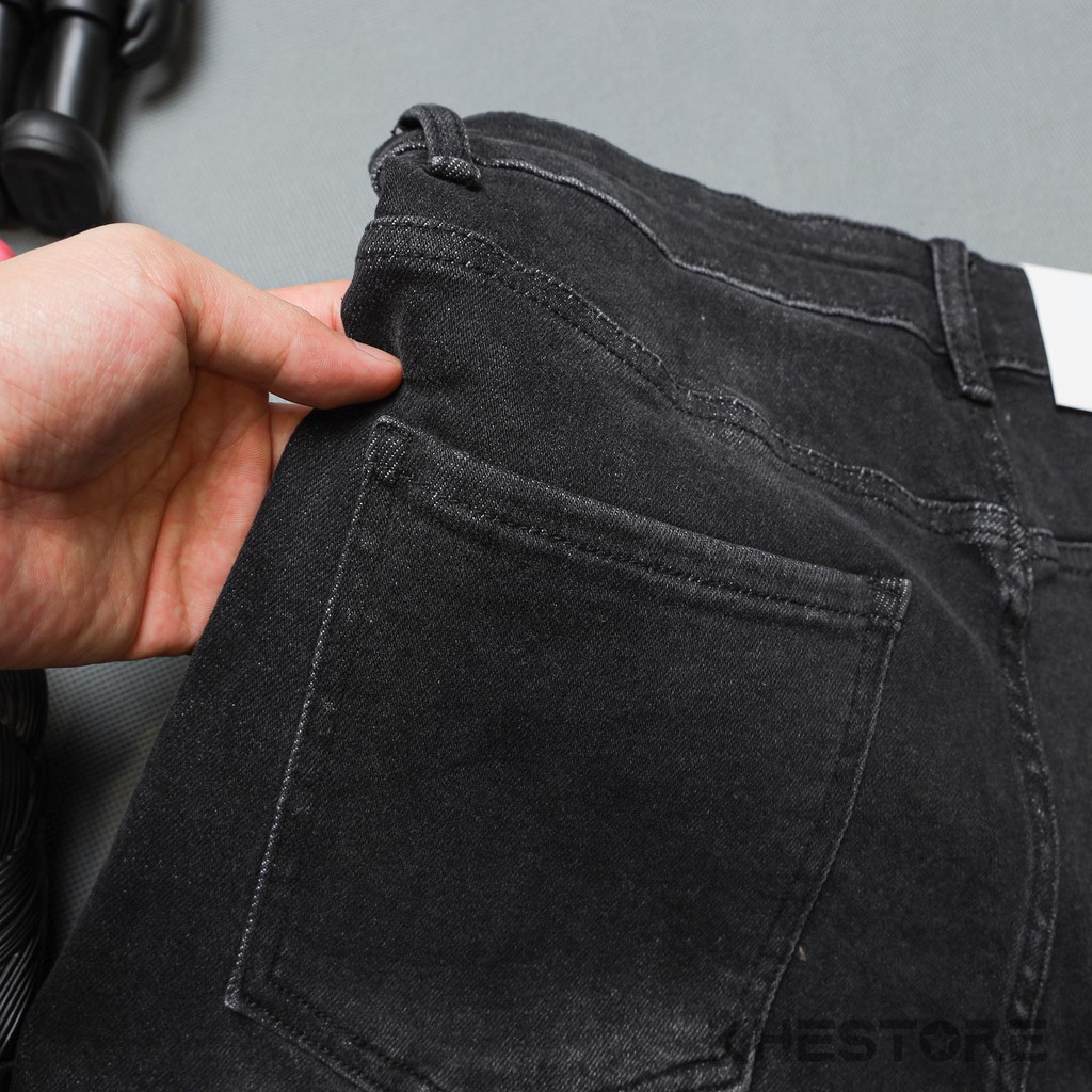 Quần Jeans Nam Khestore J-13 , Jeans Baggy Đen Rách Phong Cách Hàn Quốc | BigBuy360 - bigbuy360.vn