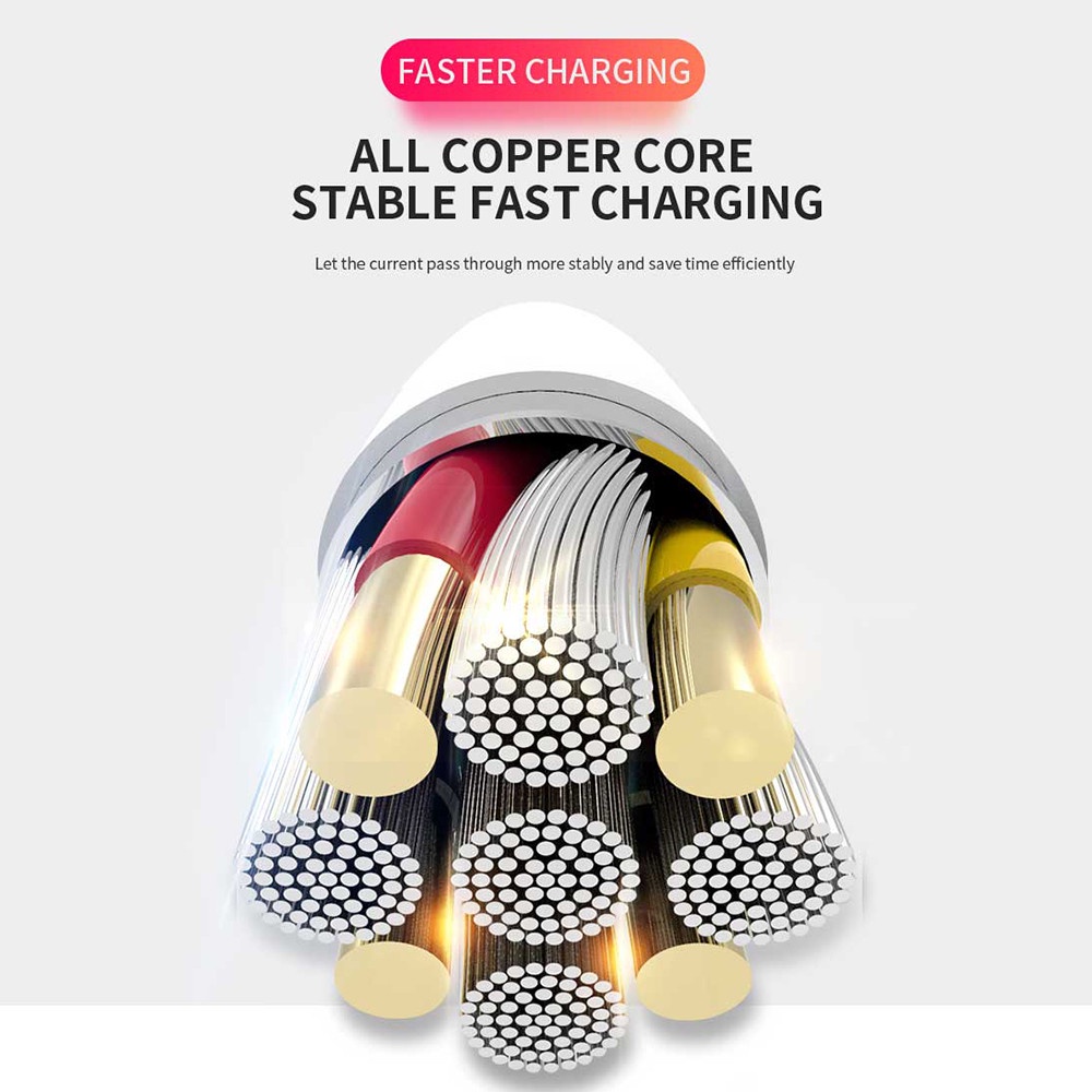XIAOMI HUAWEI Dây Cáp Sạc USB Loại C 3 Trong 1 Có Thể Rút Gọn Cho iP 13 12 11 XS XR Micro USB Type C 1M Tiện Dụng Samsung