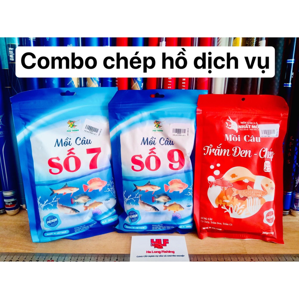 combo mồi câu cá chép phú thành, đầy đủ phụ gia, siêu hiệu quả, đặc trị cá chép , hàng chính hãng