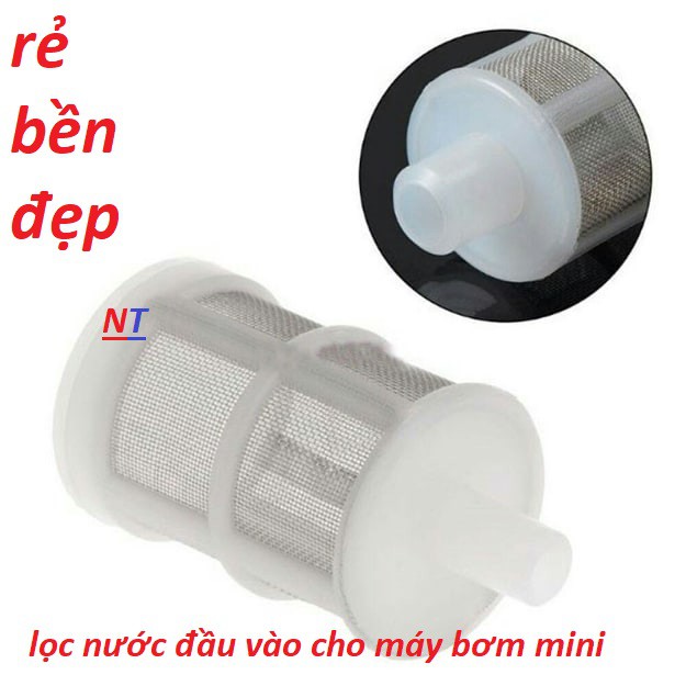 Bộ rọ lọc rác bơm mini cho hệ thống tưới phun sương, tưới nhỏ giọt.