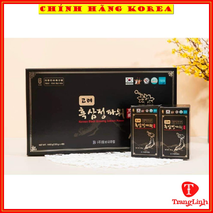 Cao hắc sâm hàn quốc Dongbo thượng hạng, hộp 4 lọ - Cao sâm hàn quốc - Tăng đề kháng, phòng ung thư - tranglinhkorea