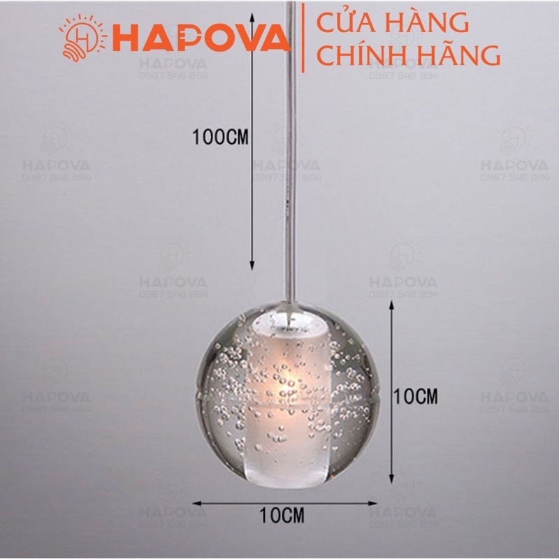 Đèn thả thông tầng giọt nước  HAPOVA CAFAS 1059