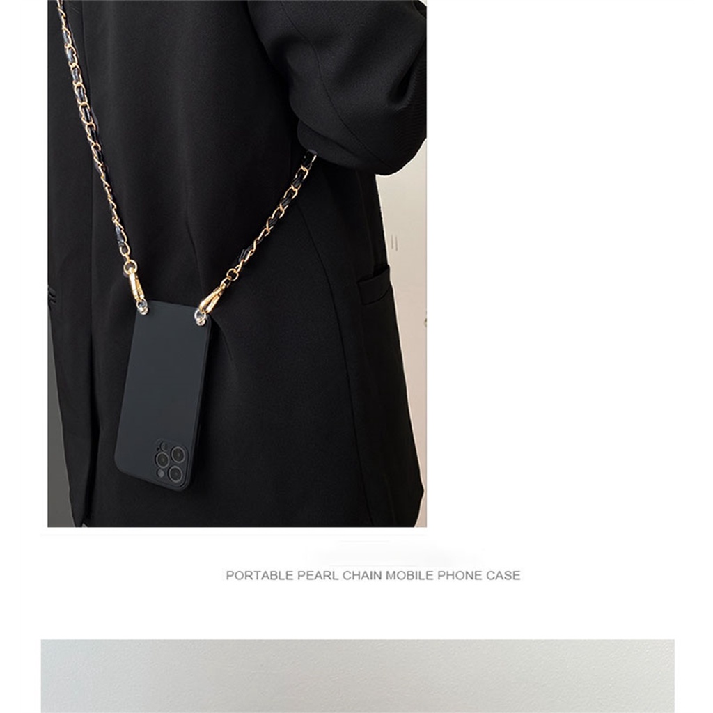 Ốp Điện Thoại Có Dây Đeo Chéo Cho Iphone 13 11 12 Pro Max XR X XS Max 7 8 Plus SE 2022 13pro Max 12pro 11 Pro Max