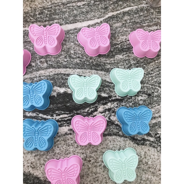 Khuôn silicon hình bướm 7cm hàng dày loại 9gr/1 c