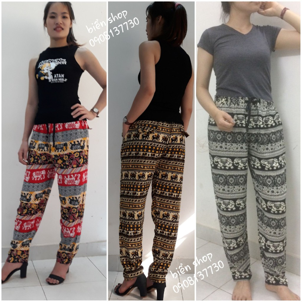 Quần lanh thái ống KHÔNG bo thun, size 1