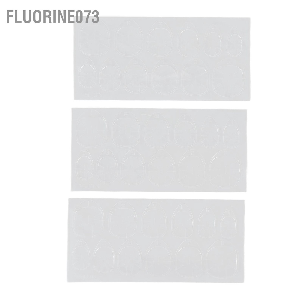 Fluorine073 30 cái Bấm Dài Trên Móng Tay Bóng Giả Có Thể Tái Sử Dụng Ballerina Đầy Đủ Bìa Cho Phụ Nữ Cô Gái