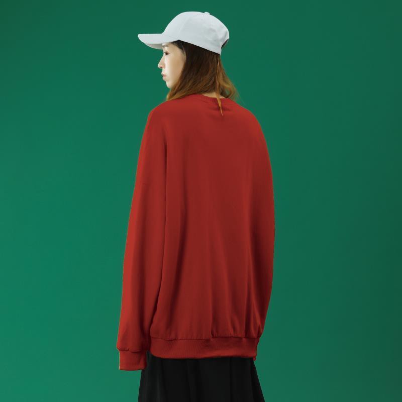 Áo cotton tay dài dáng rộng phong cách Harajuku Hàn Quốc trẻ trung | BigBuy360 - bigbuy360.vn