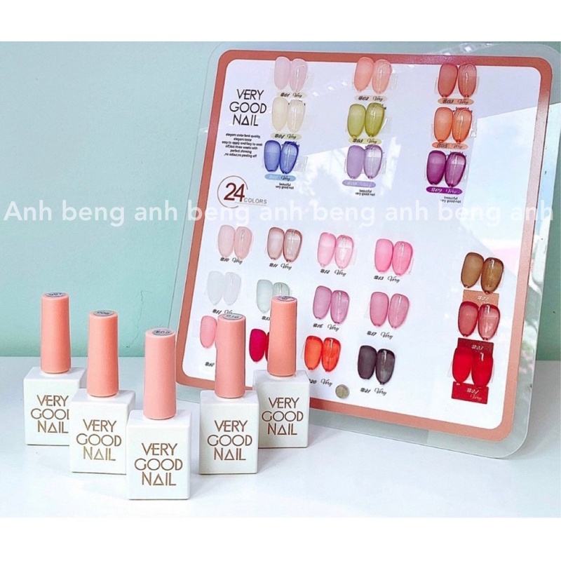 Sét sơn thạch 24 màu very good nail ,FREESHIP,