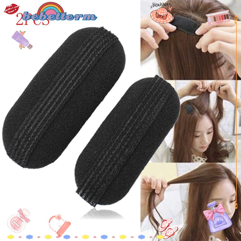 [Hàng mới về] 2 Kẹp tóc mái tạo kiểu tóc phồng vô hình phong cách hàn quốc nhiều màu thời trang cho nữ