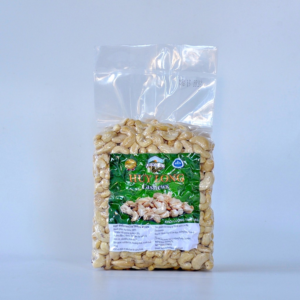 Hạt điều nhân trắng 1KG W320 (loại hạt lớn)