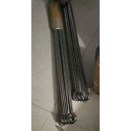 10 xiên que INOX 60CM CAO CẤP KHÔNG RỈ nướng thịt , nướng gà vịt đa năng