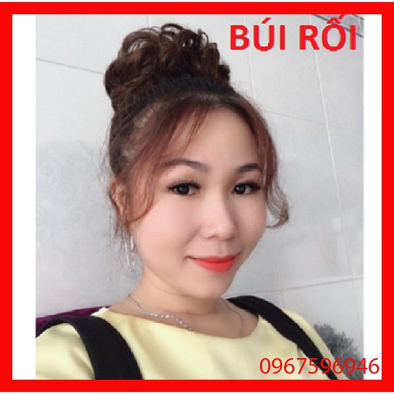 Búi rối tóc giả nữ cao cấp thời trang loại dầy đẹp - Búi tóc rối