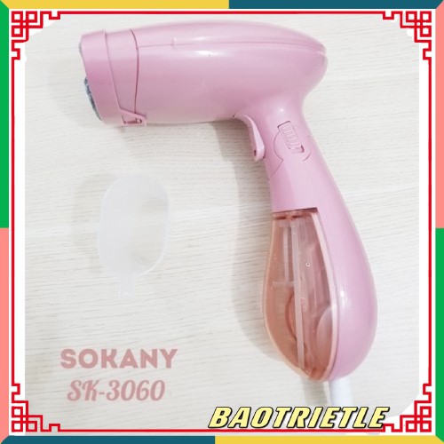 Bàn ủi hơi nước cầm tay gấp gọn du lịch Sokany SK-3060 - Chính hãng