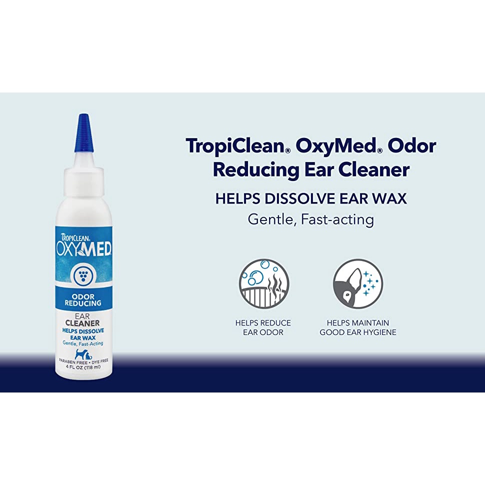 TropiClean Dung dịch vệ sinh tai cho thú cưng  / Ear cleaner