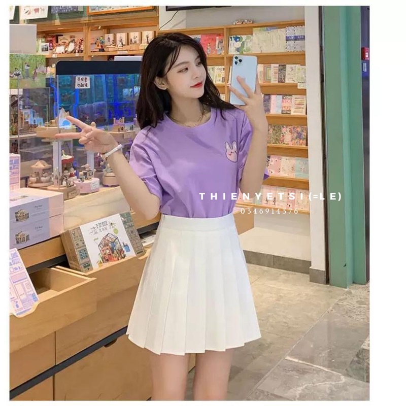 Chân váy xếp ly TENNIS Skirt chữ A dáng ngắn hàn quốc dễ thương thời trang nữ - Thiên Yết