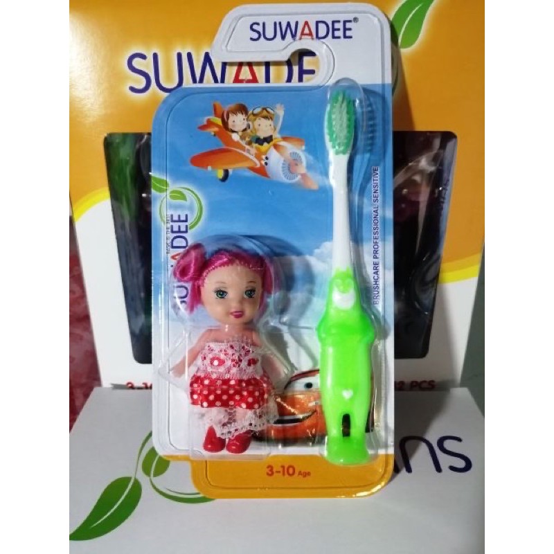 [Rẻ Vô Địch] BÀN CHẢI ĐÁNH RĂNG KÈM ĐỒ CHƠI CHO BÉ KIDWORLD