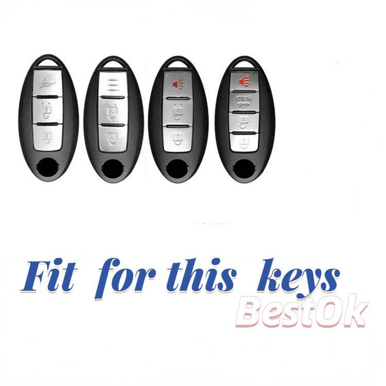 Vỏ Bảo Vệ Chìa Khóa Xe Hơi nissan Qashqai Juke nissan terra almera sentra Qashqai Juke F15 J10 J11 X-Trail T32 T31 Kicks Tiida Pathfinder Pulsar