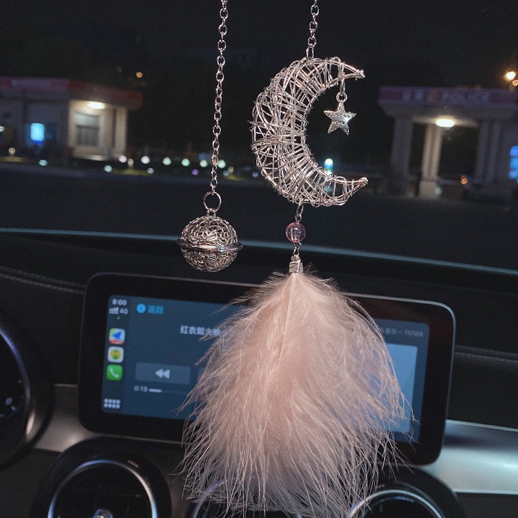 Phụ kiện treo kính chiếu hậu trang trí dễ thương cho xe hơi
