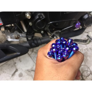 Bộ ốc lốc titan GR5 Exciter Raider Winner Ware Sirius Sonic - Vindecal BD