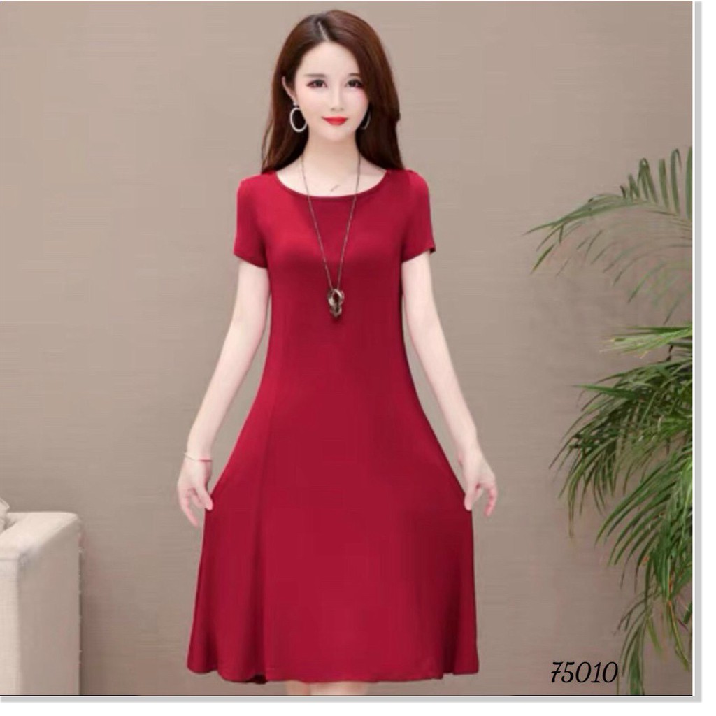 ĐẦM ĐŨI QUÃNG CHÂU,THIẾT KẾ HỌA TIẾT TRƠN NHƯNG KHÔNG KÉM PHẦN SANG TRỌNG KHÁNH AN STORE
