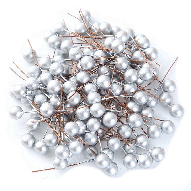 Set 50 Quả Mọng Mini Nhân Tạo Dùng Để Trang Trí Cây Thông Giáng Sinh