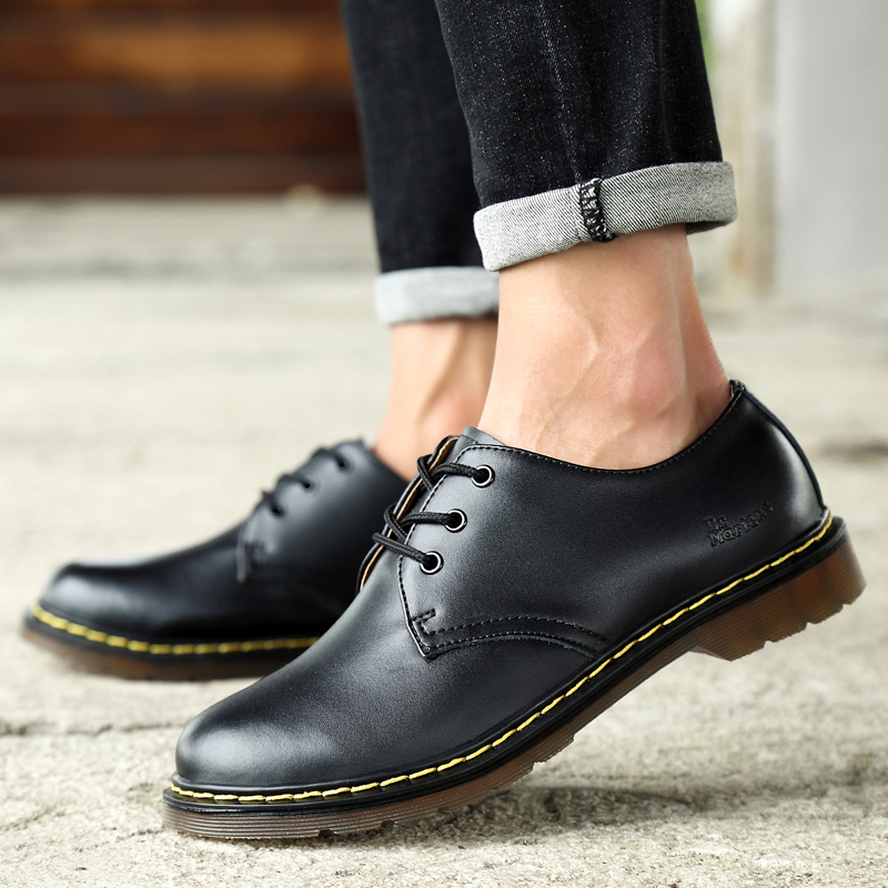 DR.MARTENS Giày Bốt Da Cổ Điển Thời Trang Cho Nam Nữ