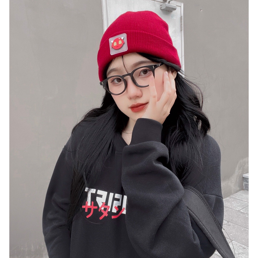 Mũ len TRIPLE6 Freesize bảo vệ tai giữ ấm thời trang thu đông cho nam,nữ