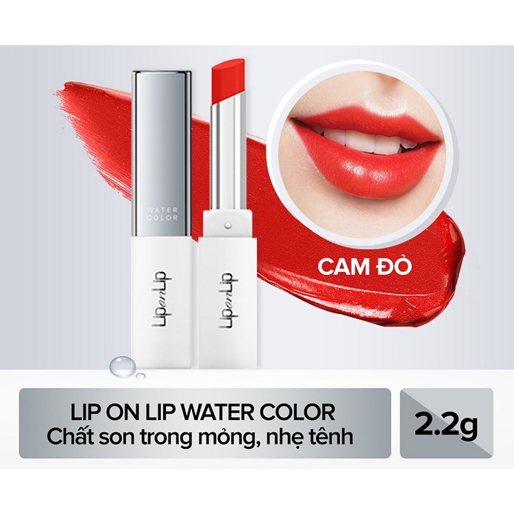 Son dưỡng có màu Lip On Lip Water Color 2.2g